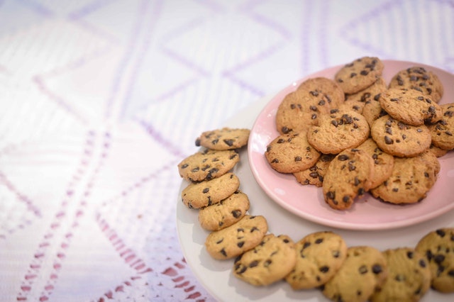 Biscuits and Cookies made in Pizza Stone