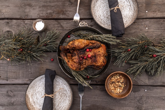 Oven Baked Chicken With Couscous